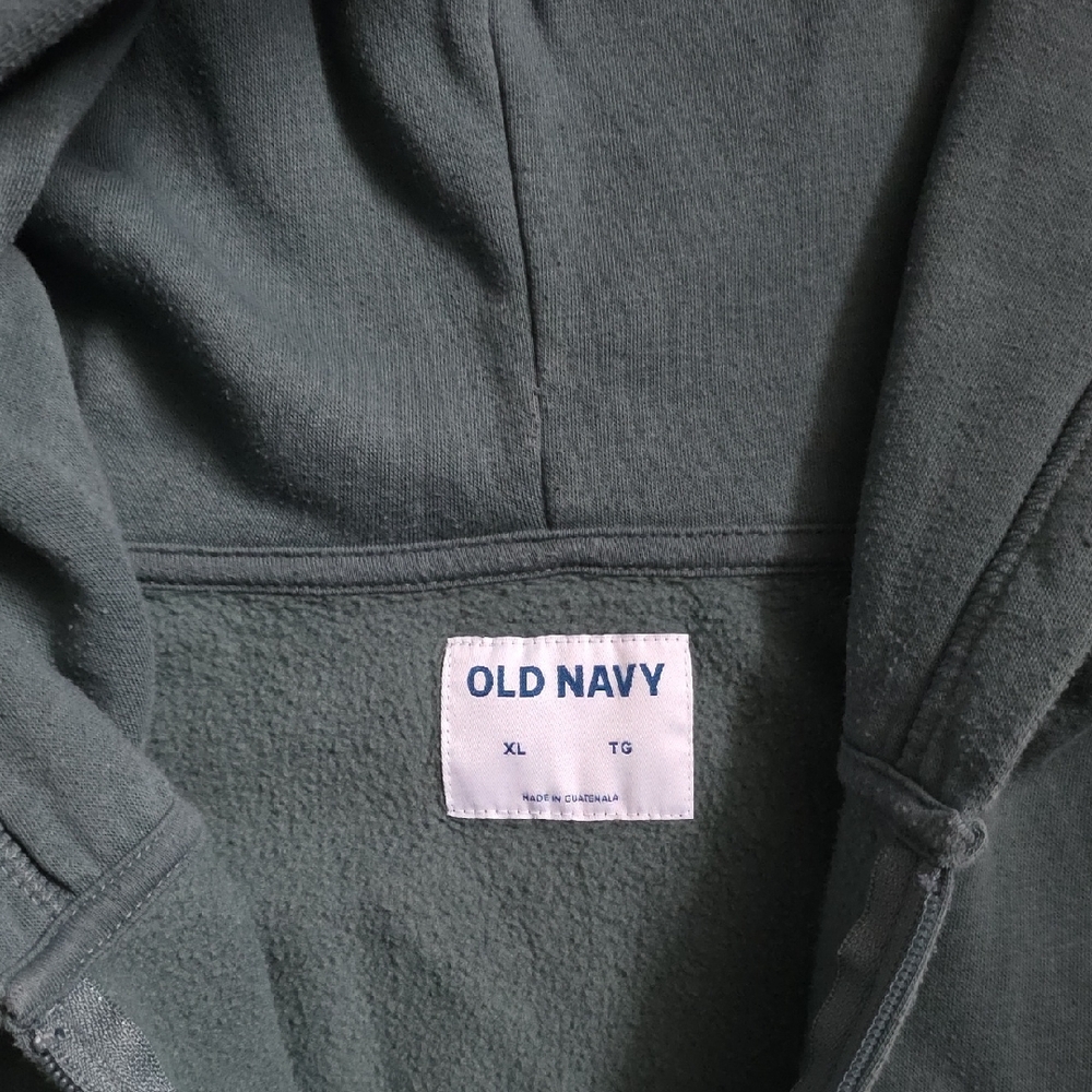 Old Navy Teal Full-Zip Hoodie - Picture 2 of 3
